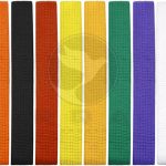 Karate Belt Double Wrap With Different Solid color