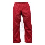 Karate Pants Middleweight Elastic Waist (Red)